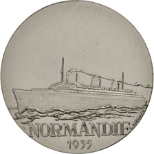 France, Medal, Les Grands Transatlantiques, Normandie