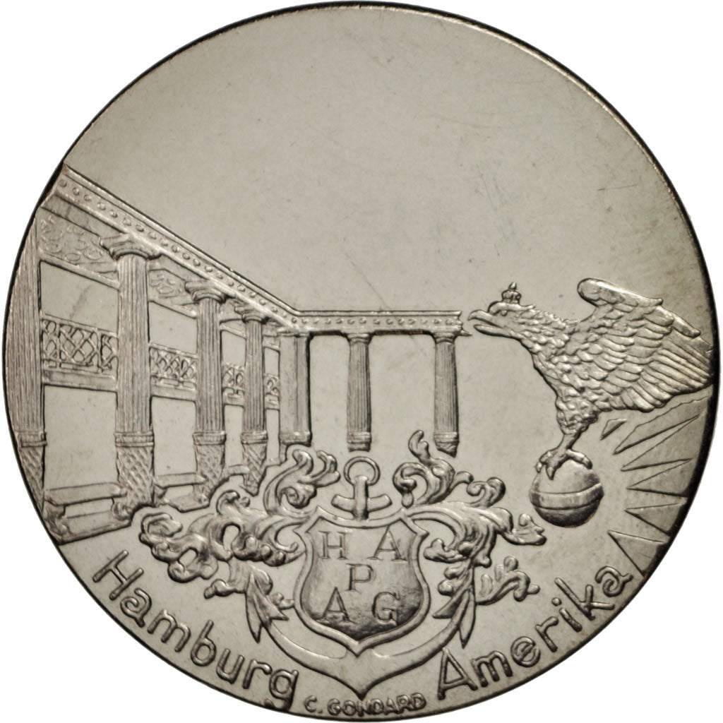 Francia, Medal, Les Grands Transatlantiques, Imperator, French Fifth Republic