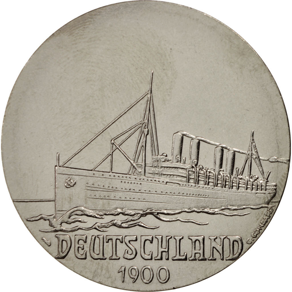Frankreich, Medal, Les Grands Transatlantiques, Deutschland, French Fifth