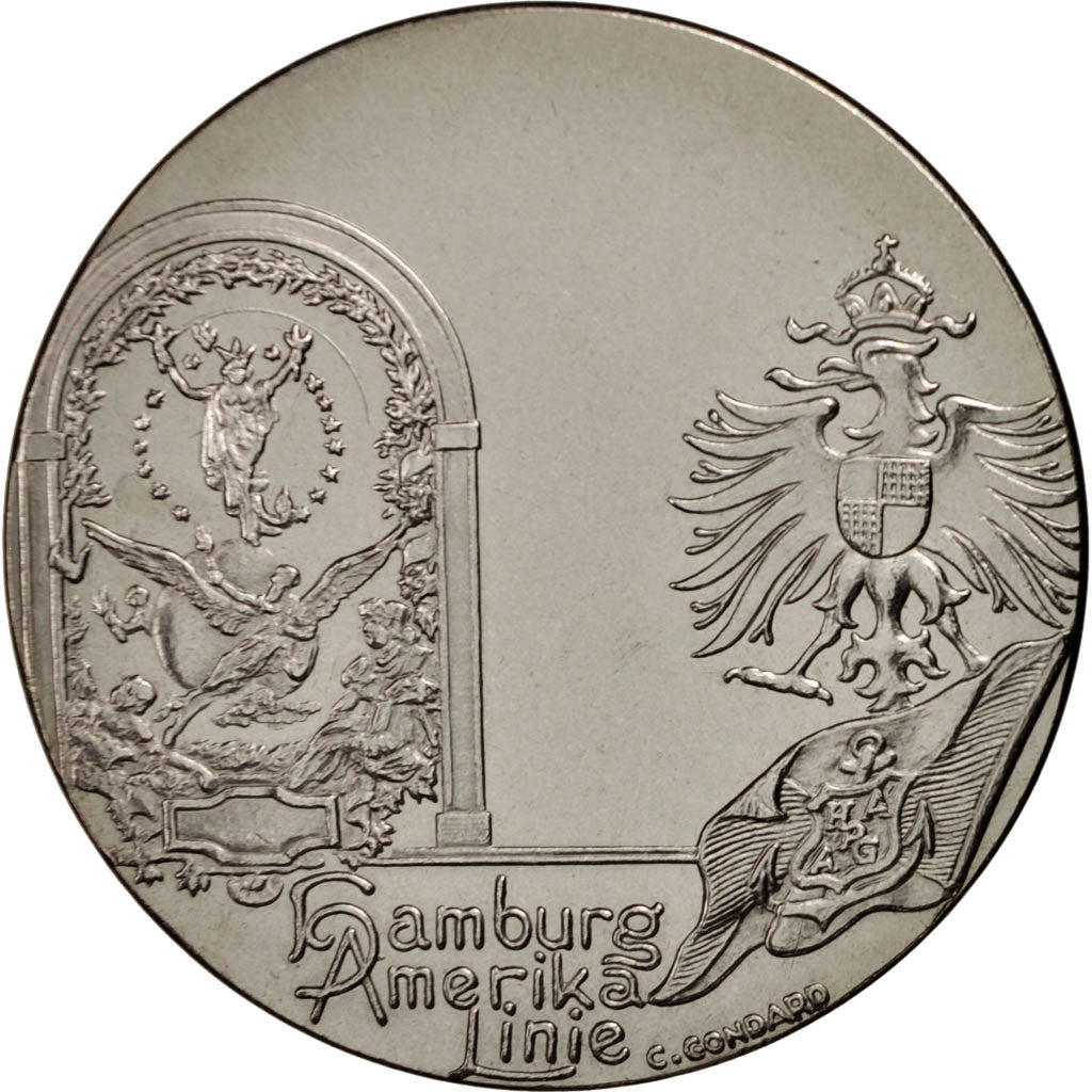 Frankreich, Medal, Les Grands Transatlantiques, Deutschland, French Fifth
