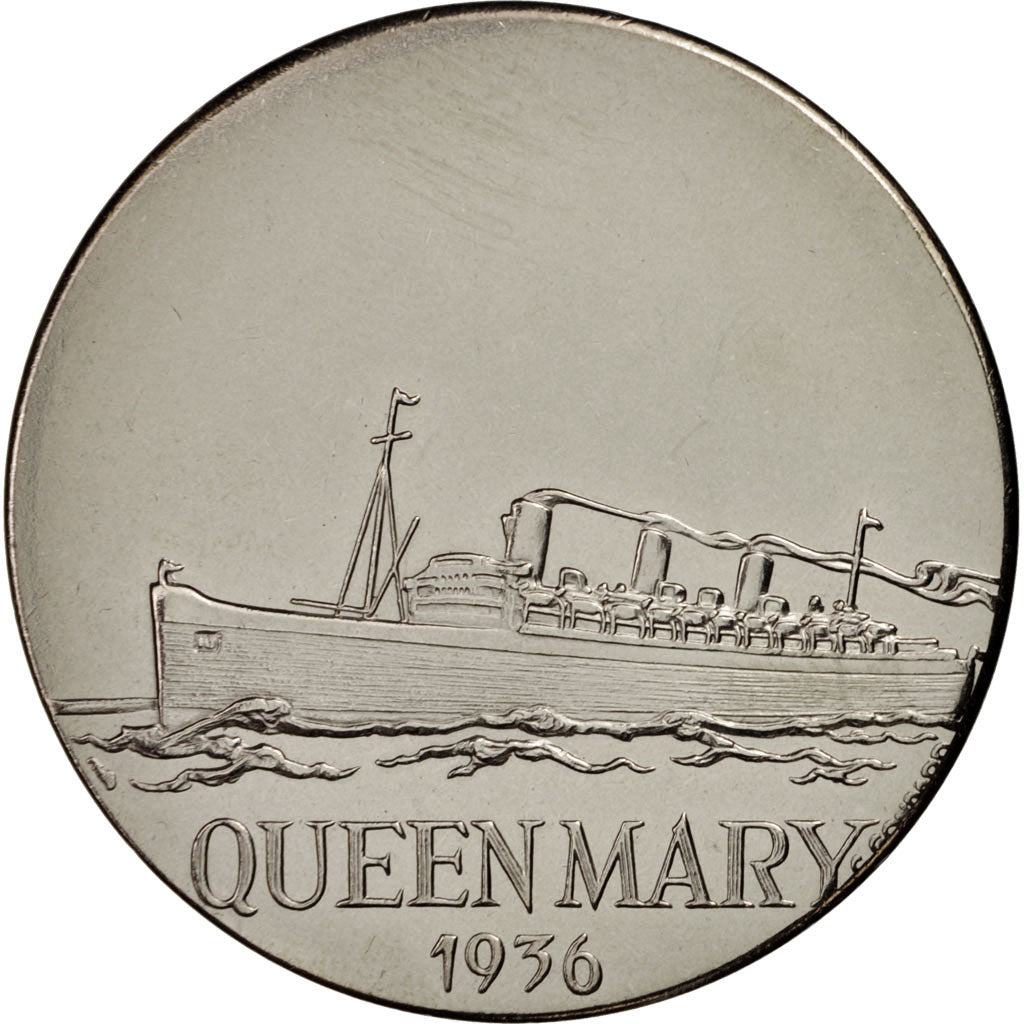 France, Medal, Les Grands Transatlantiques, Queen Mary