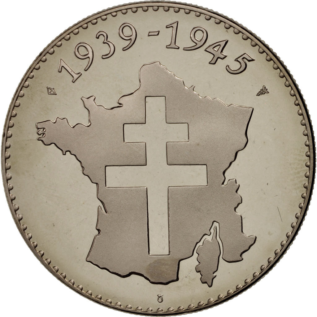 France, Medal, Libération de la France 1945, History, MS(65-70), Nickel