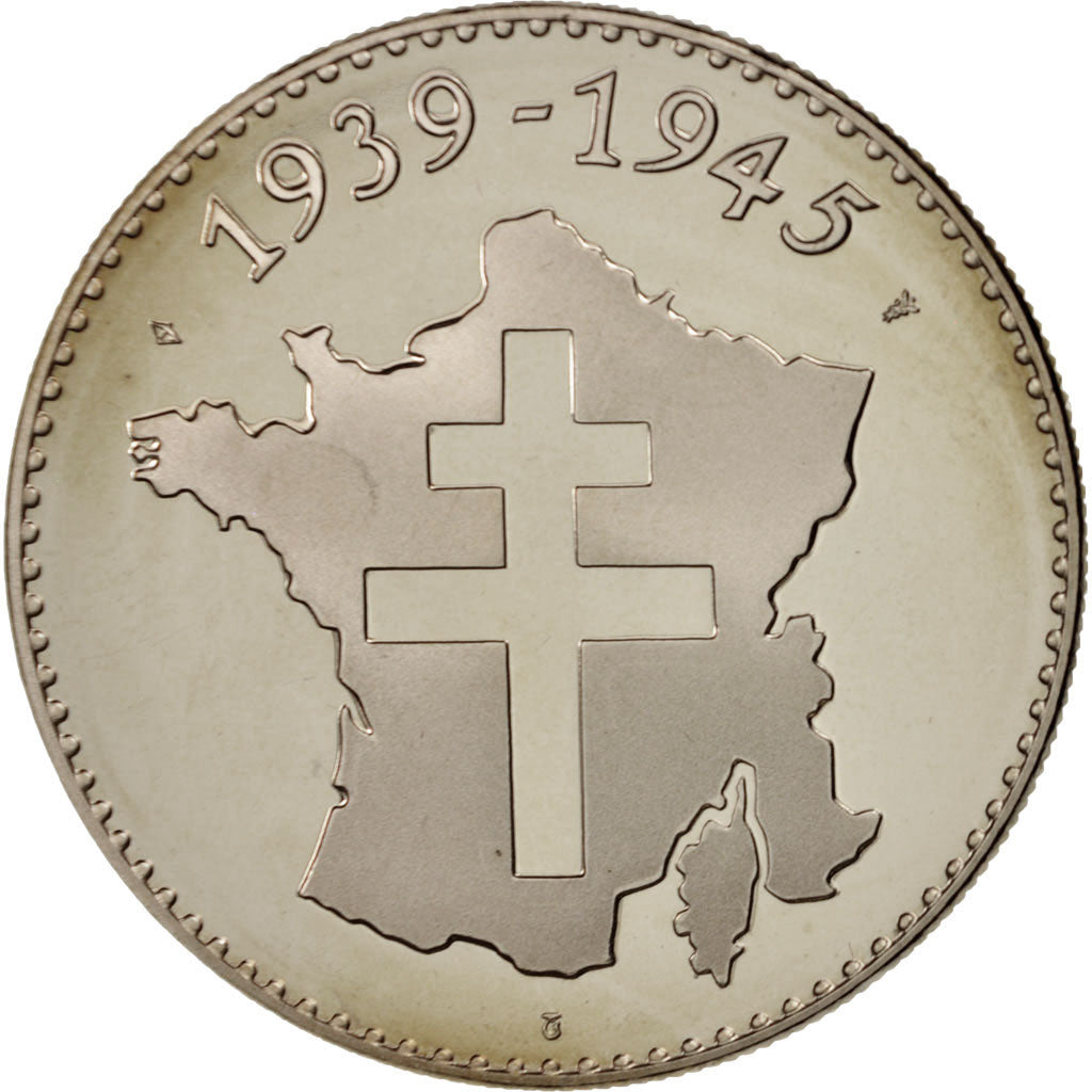 France, Medal, 1939-1945, Yalta, History, MS(65-70), Cupro-nickel