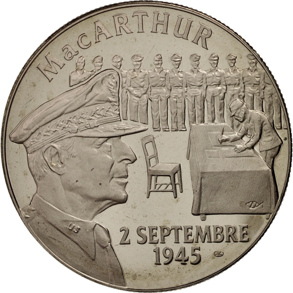 France, Medal, 1939-1945, MacArthur, 2 septembre 1945, History, MS(65-70)