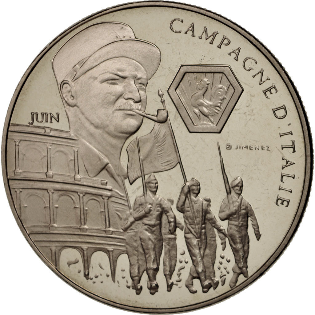 France, Medal, Campagne d'Italie, French Fifth Republic, History, Jimenez