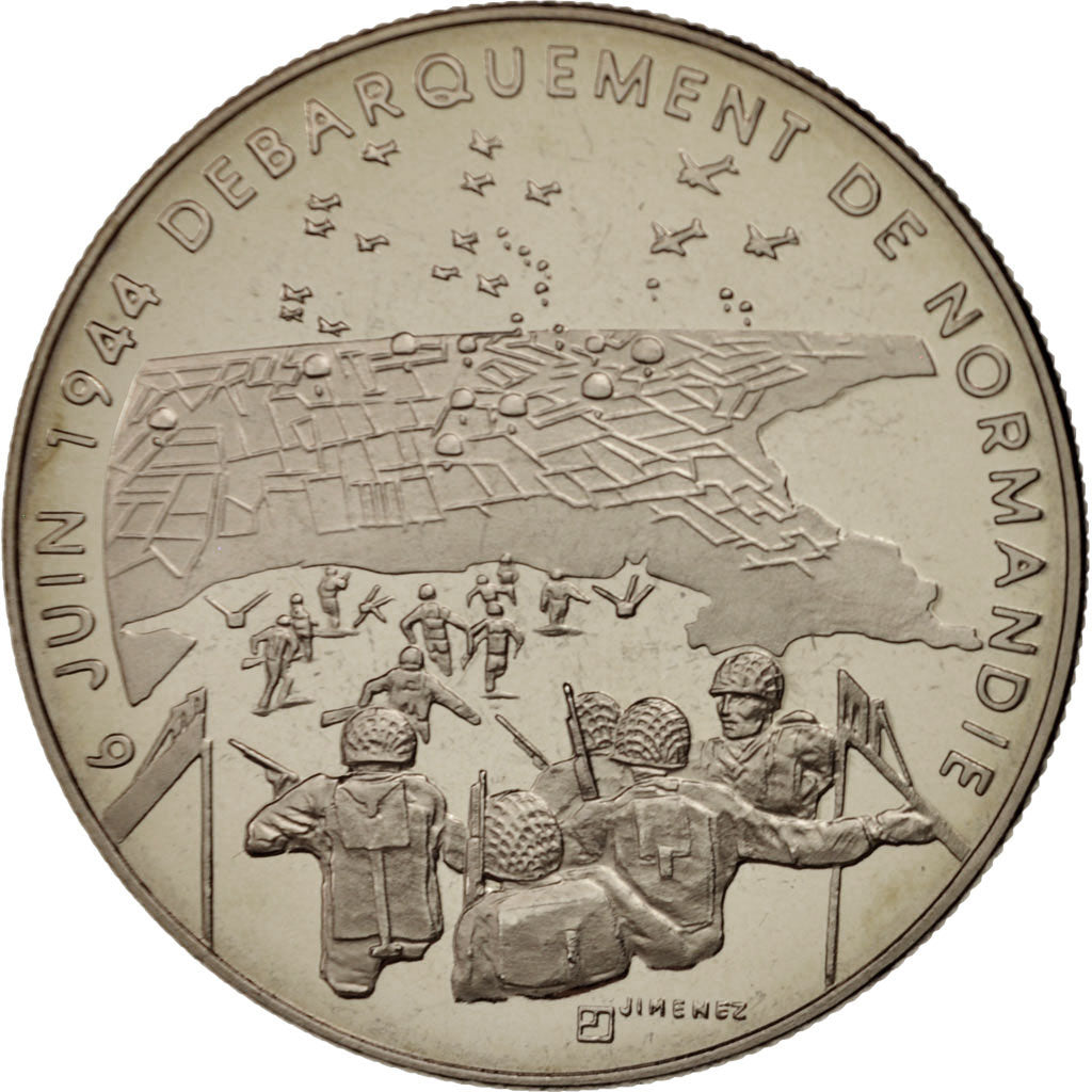 Francia, Medal, Débarquement de Normandie, The Fifth Republic, History, FDC