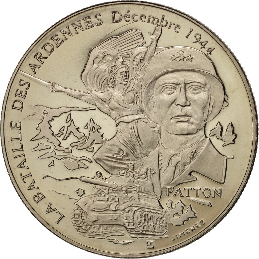 Francia, Medal, La Bataille des Ardennes, History, FDC, Nichel