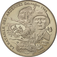 Francia, Medal, La Bataille des Ardennes, History, FDC, Nichel