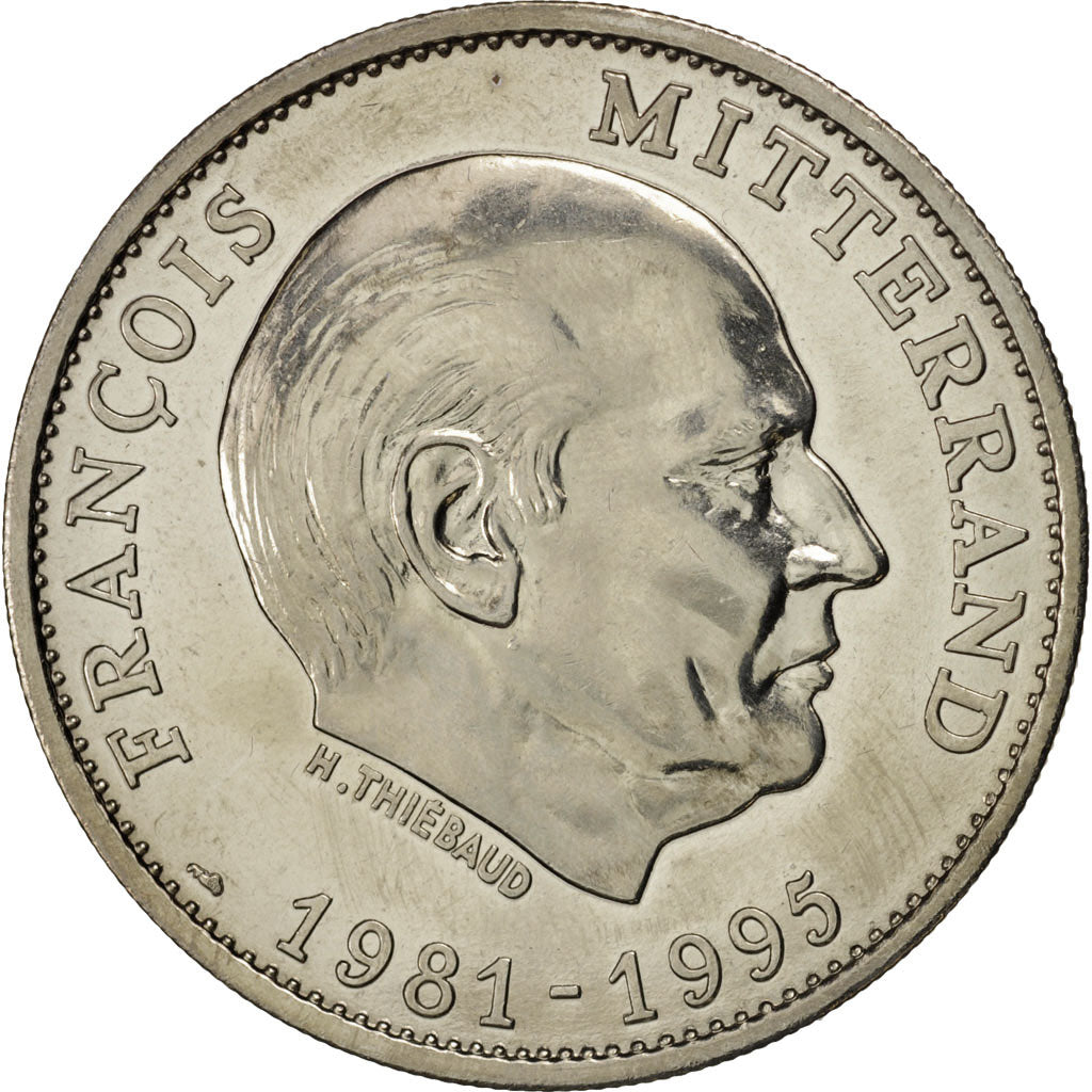 Francia, Medal, François Mitterrand, Président de la République, French Fifth