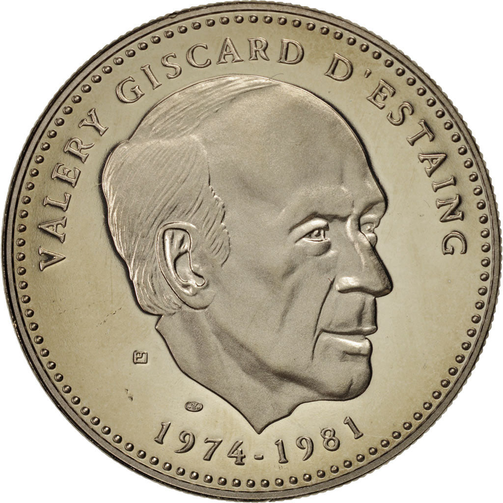 Frankreich, Medal, Ve République, Valery Giscard d'Estaing, History, STGL
