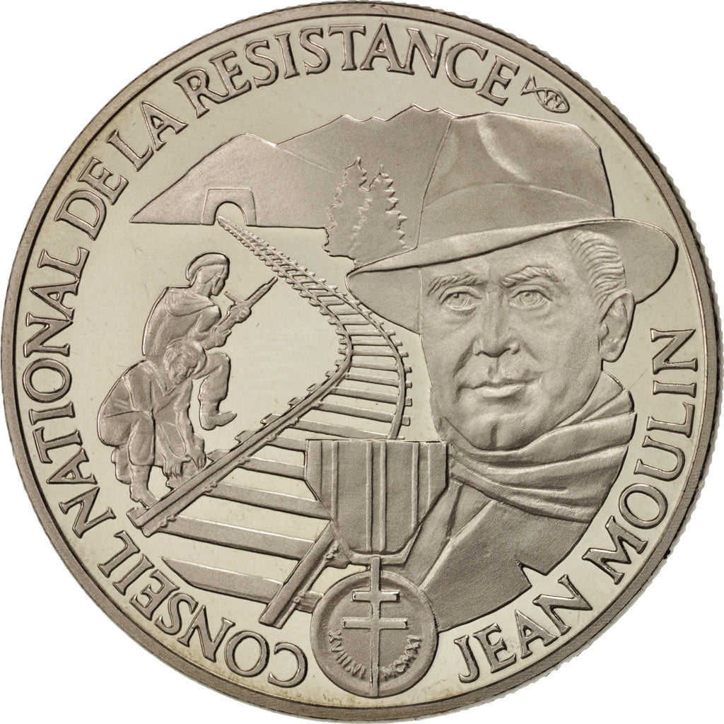 France, Medal, Conseil de la Résistance, Jean Moulin, French Fifth Republic