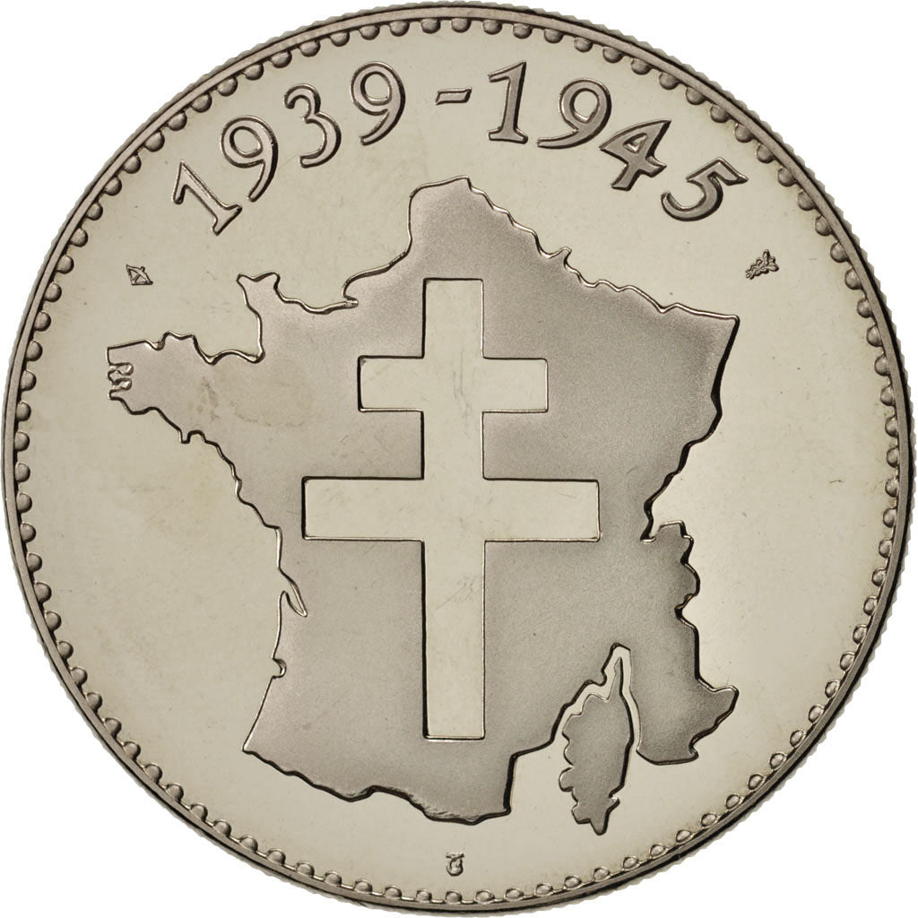 France, Medal, Conseil de la Résistance, Jean Moulin, French Fifth Republic