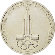 Coin, Russia, Rouble, 1977, AU(55-58), Copper-Nickel-Zinc, KM:144