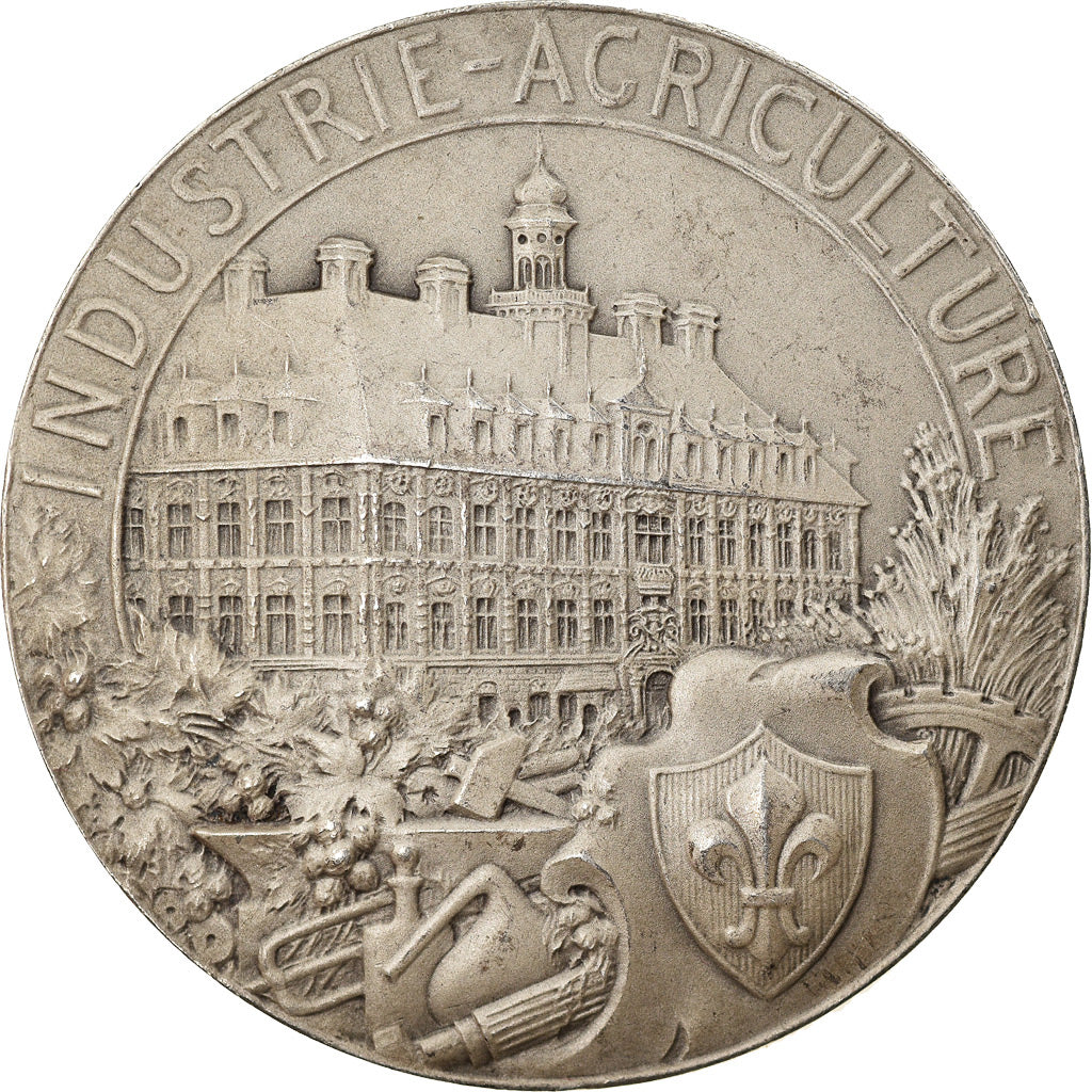 France, Medal, Chambre de Commerce de Lille, Business & industry, Lefebvre