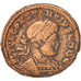 Constantius II, Nummus, Lyons, VF(30-35), Copper, RIC:255