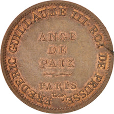 France, Token, Royal, Ange de Paix, module de 2 francs pour Frédéric-Guillaume