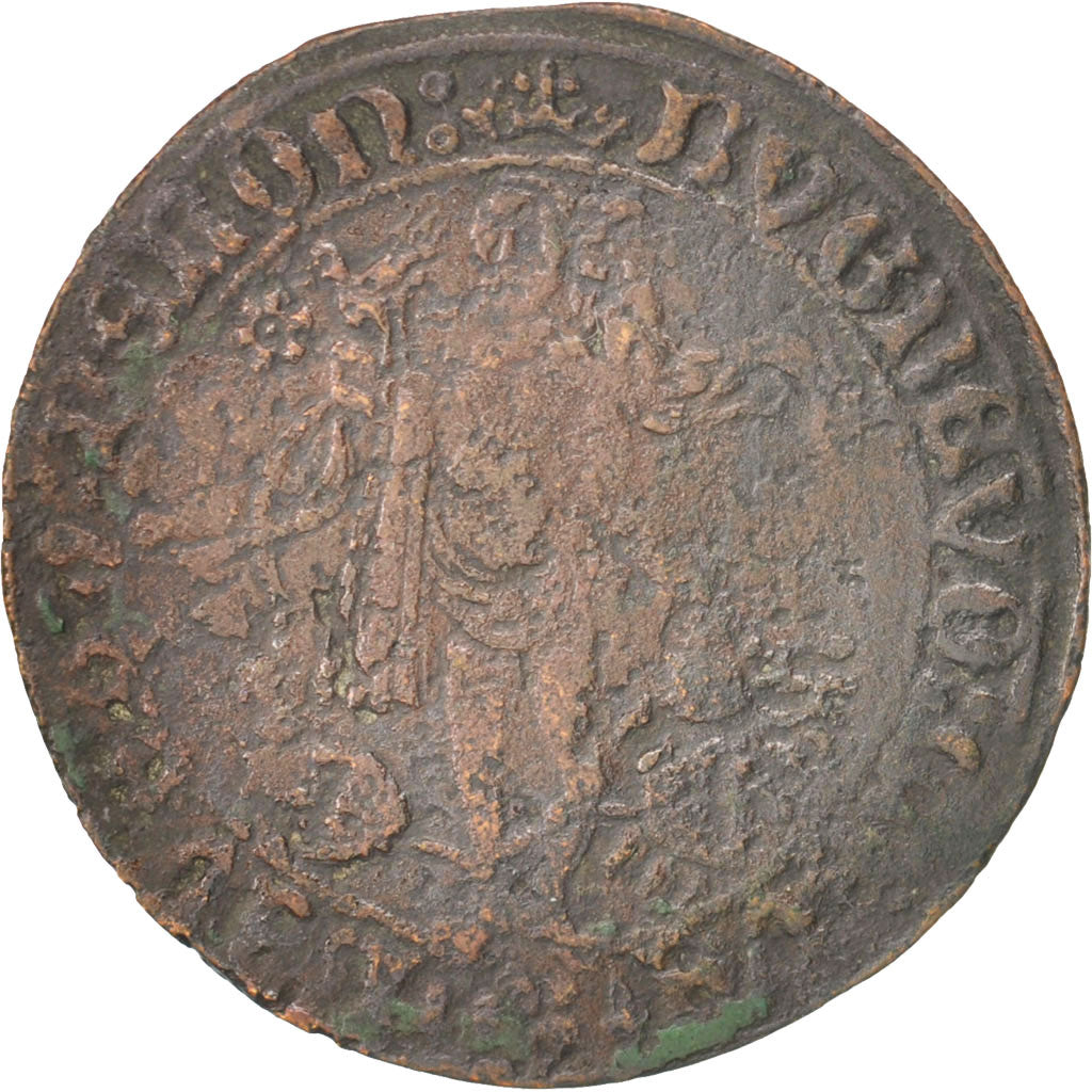 France, Token, token count, Jeton à la Vénus, XVIth Century, VF(20-25), Copper