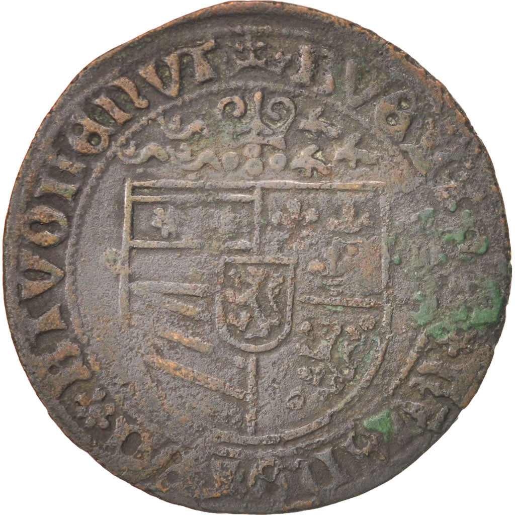 France, Token, token count, Jeton à la Vénus, XVIth Century, VF(20-25), Copper