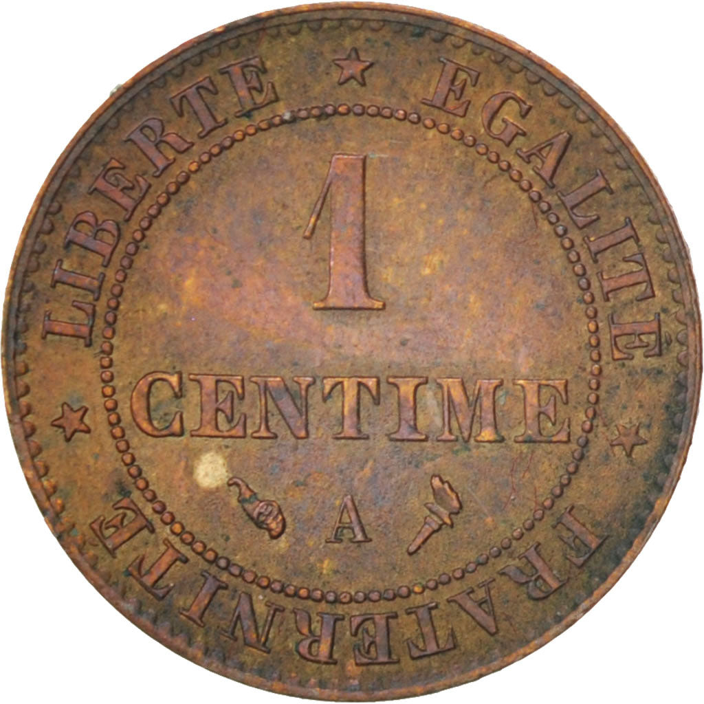 Münze, Frankreich, Cérès, Centime, 1897, Paris, VZ, Bronze, KM:826.1