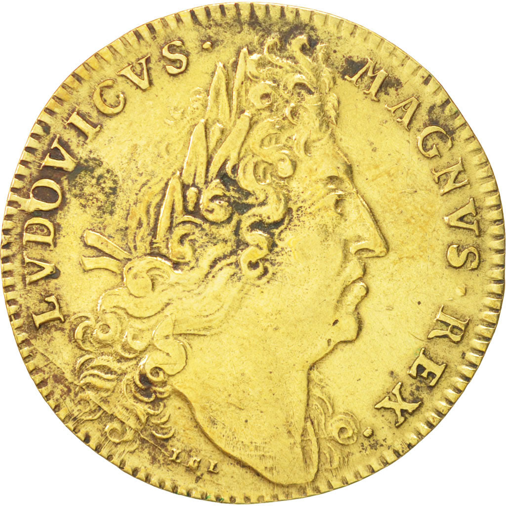 France, Token, Royal, Bâtiments du Roi, Louis XIV, AU(50-53), Copper
