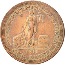 Reino Unido, Token, Trades, Wallis & Badger Dudley & Birmingham Penny, 1811