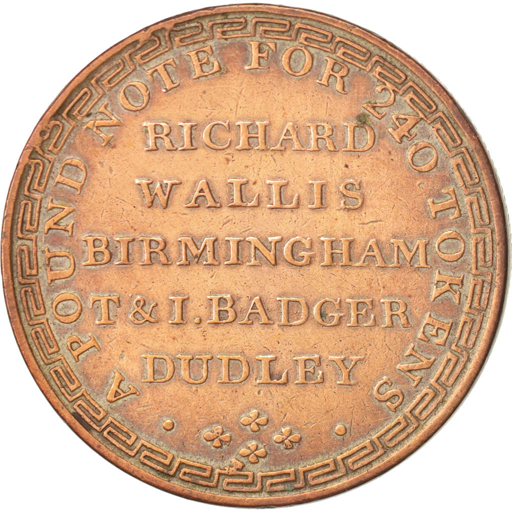 United Kingdom , Token, Trades, Wallis & Badger Dudley & Birmingham Penny, 1811