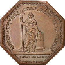 Francia, zeton, Administrateurs des Compagnies Réunies de la Guerre, 1799