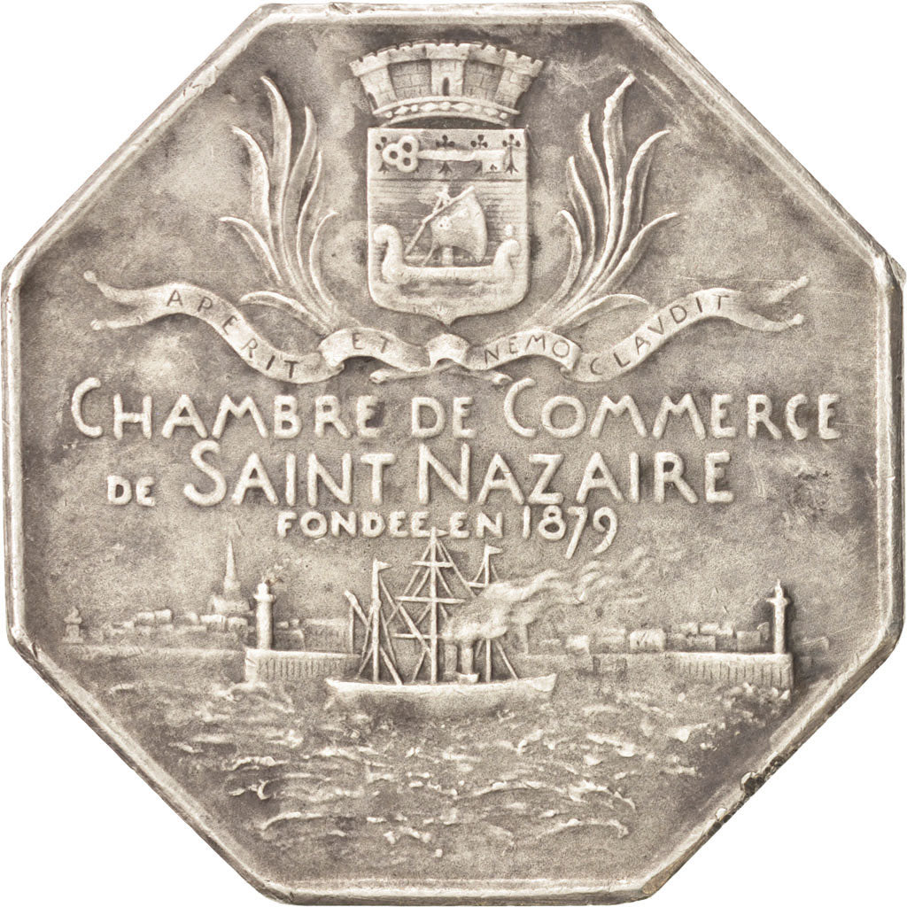 France, Token, Chamber of Commerce, Chambre de Commerce de Saint Nazaire, TTB
