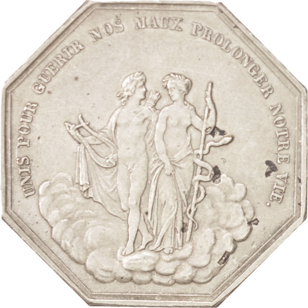 Francia, Token, Club, Jeton de jeu, Unis pour guérir, Gayrard, BB+, Argento