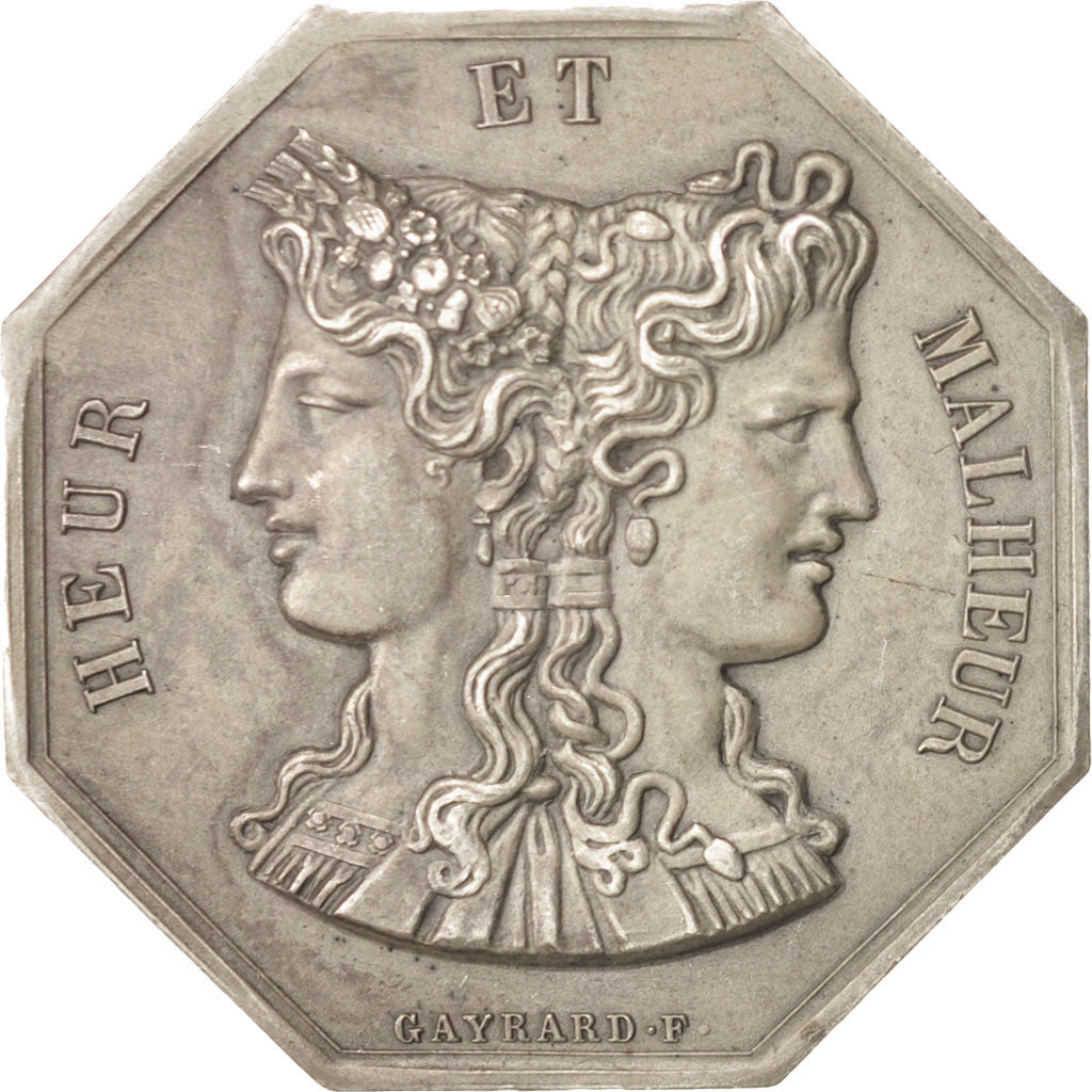 France, Token, Club, Jeton de jeu, La nuit ramène les jeux, Gayrard, TTB+