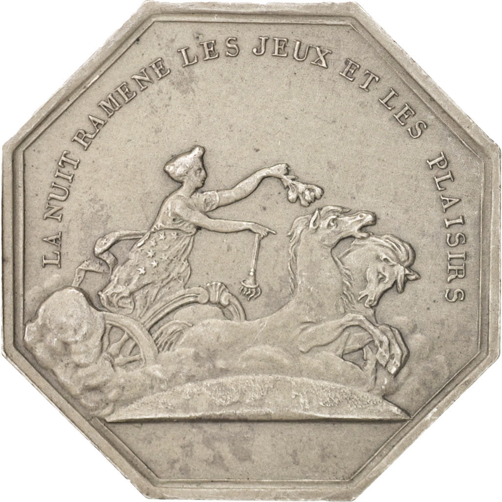 France, Token, Club, Jeton de jeu, La nuit ramène les jeux, Gayrard, TTB+