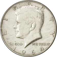 UNITED STATES, Kennedy Half Dollar, Half Dollar, 1964, U.S. Mint, KM #202,...