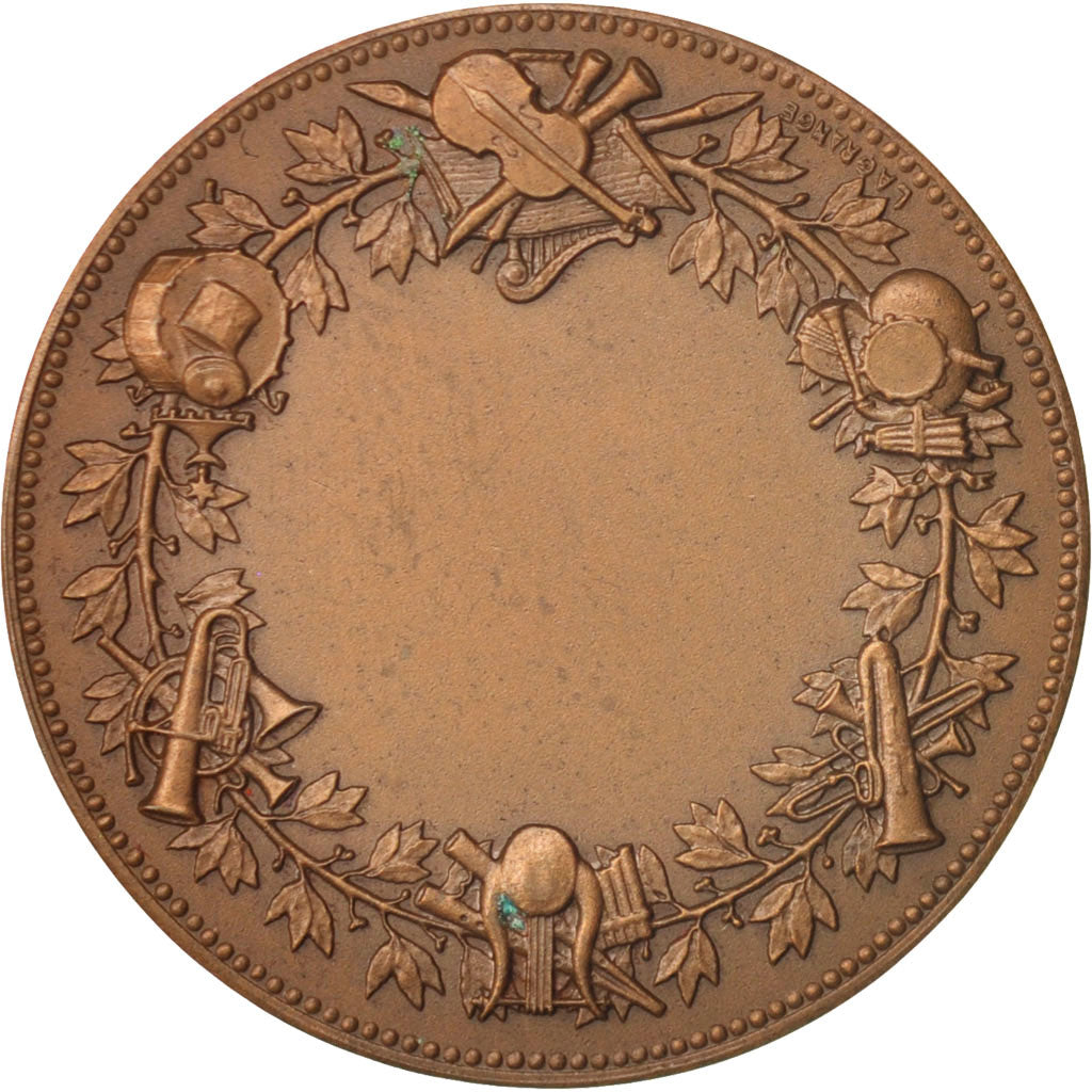 France, Token, Club, Jeton d'art, Lagrange, AU(55-58), Bronze