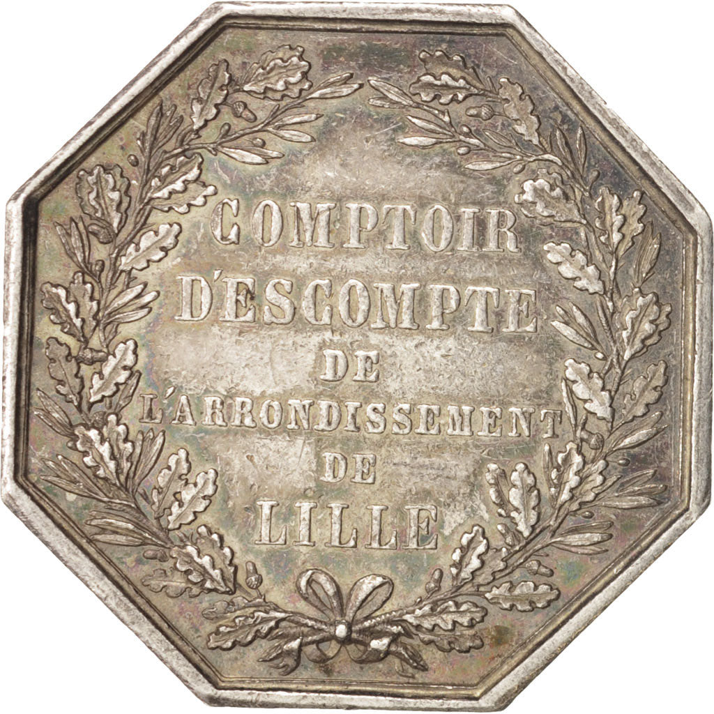 France, Token, Bank, Comptoir d'Escompte de l'arrondissement de Lille