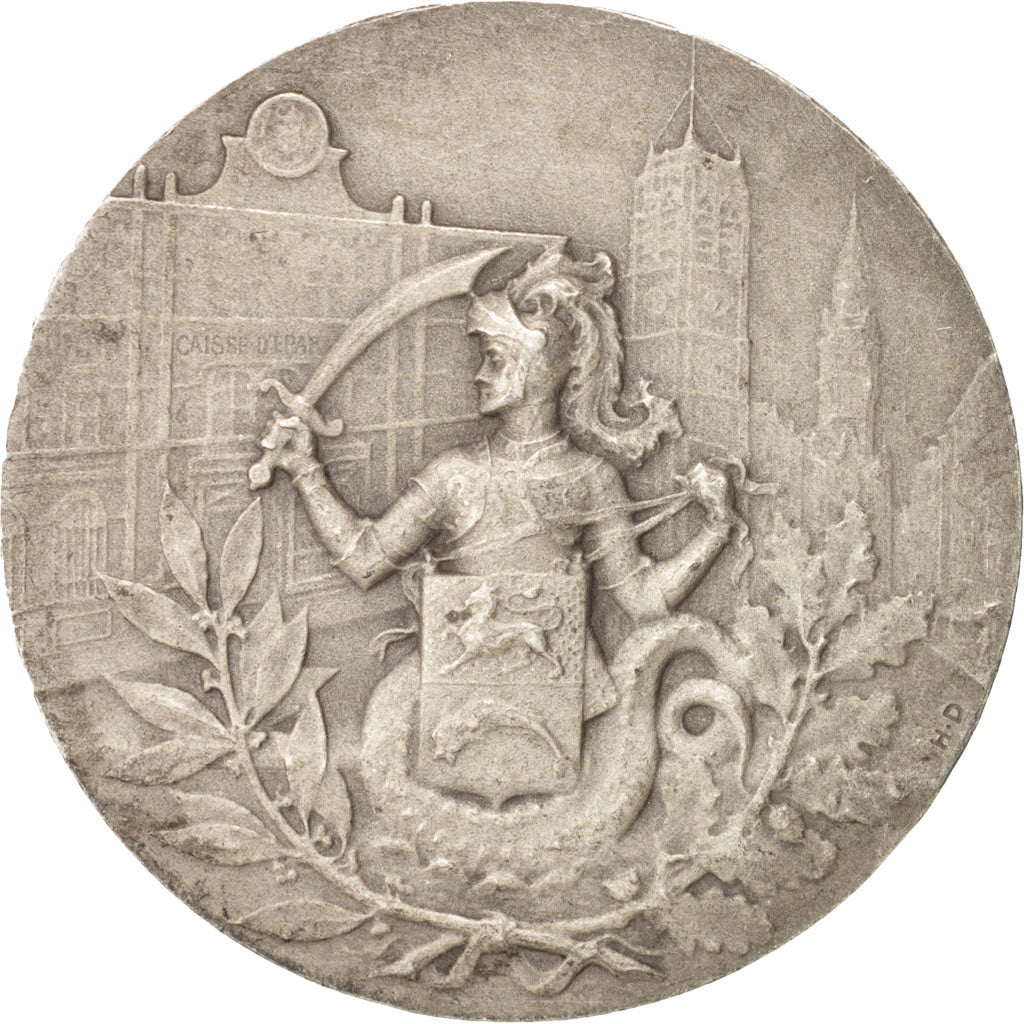 France, Token, Savings Bank, Caissde d'Épargne de Dunkerque, 1833, EF(40-45)