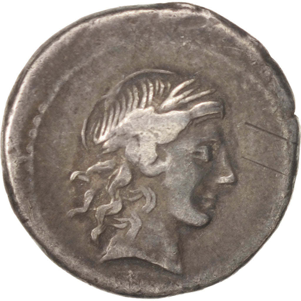 Moneta, Marcia, Denarius, 82 BC, Roma, EF(40-45), Srebro, Babelon:24