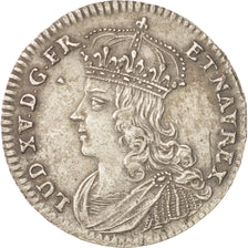 France, Token, Royal, Louis XV, MS(63), Brass, Feuardent:13223
