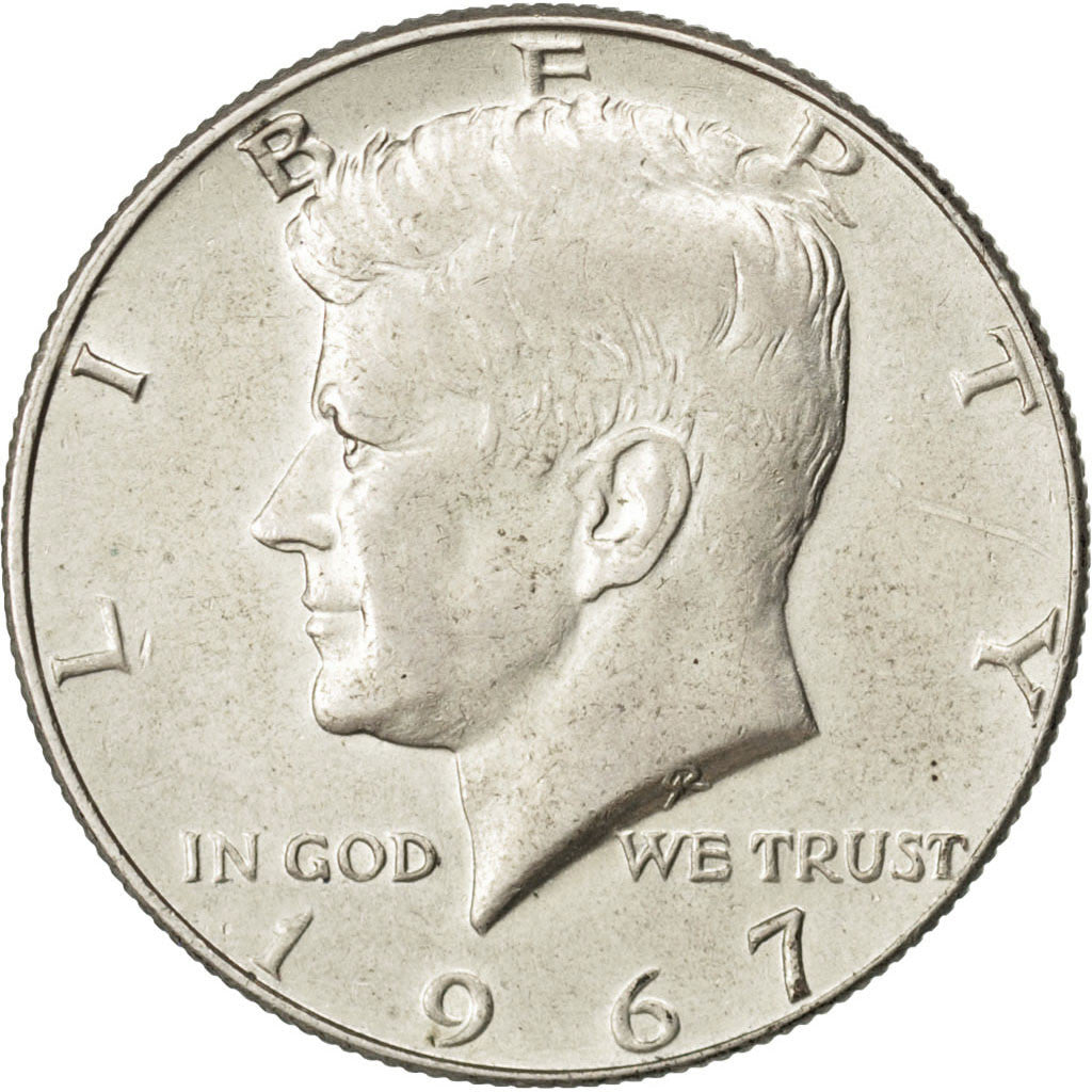 UNITED STATES, Kennedy Half Dollar, Half Dollar, 1967, U.S. Mint, KM #202a,...