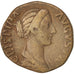Münze, Crispina, Sesterz, 180-183, Roma, S+, Kupfer, RIC:669