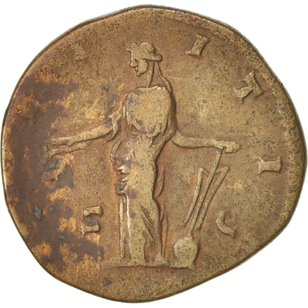 Coin, Crispina, Sestertius, 180-183, Roma, VF(30-35), Copper, RIC:669