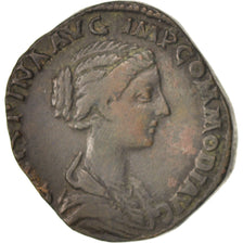 Monnaie, Crispine, Sesterce, 180-183, Roma, TTB, Cuivre, RIC:672