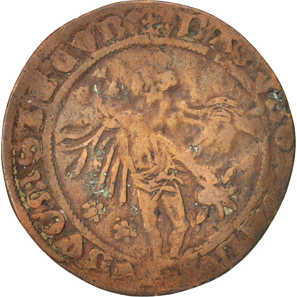 France, Token, token count, Jeton à la Vénus, XVIth Century, F(12-15), Copper