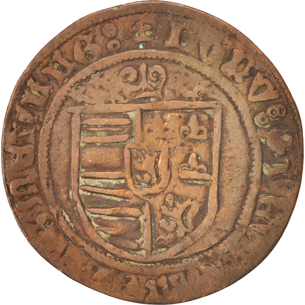 France, Token, token count, Jeton à la Vénus, XVIth Century, F(12-15), Copper