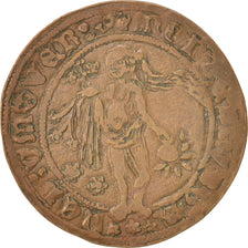 France, Token, token count, Jeton à la Vénus, XVIth Century, EF(40-45), Copper