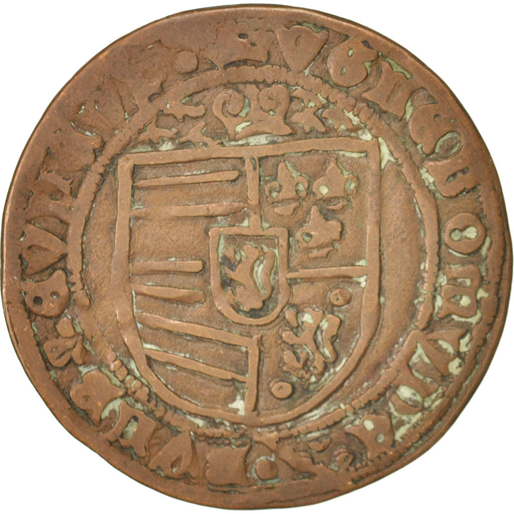 France, Token, token count, Jeton à la Vénus, XVIth Century, EF(40-45), Copper