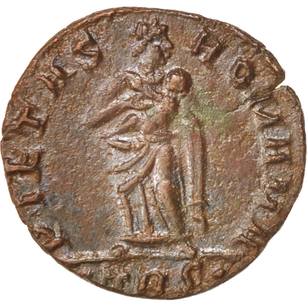 Moneta, Theodora, Nummus, 340, Trier, AU(50-53), Miedź, RIC:65