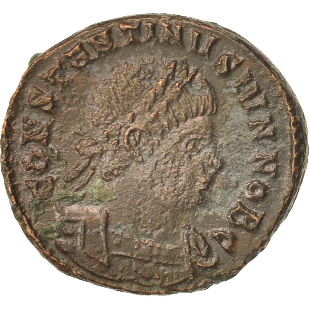 Coin, Constantine II, Nummus, Roma, EF(40-45), Copper, RIC:351