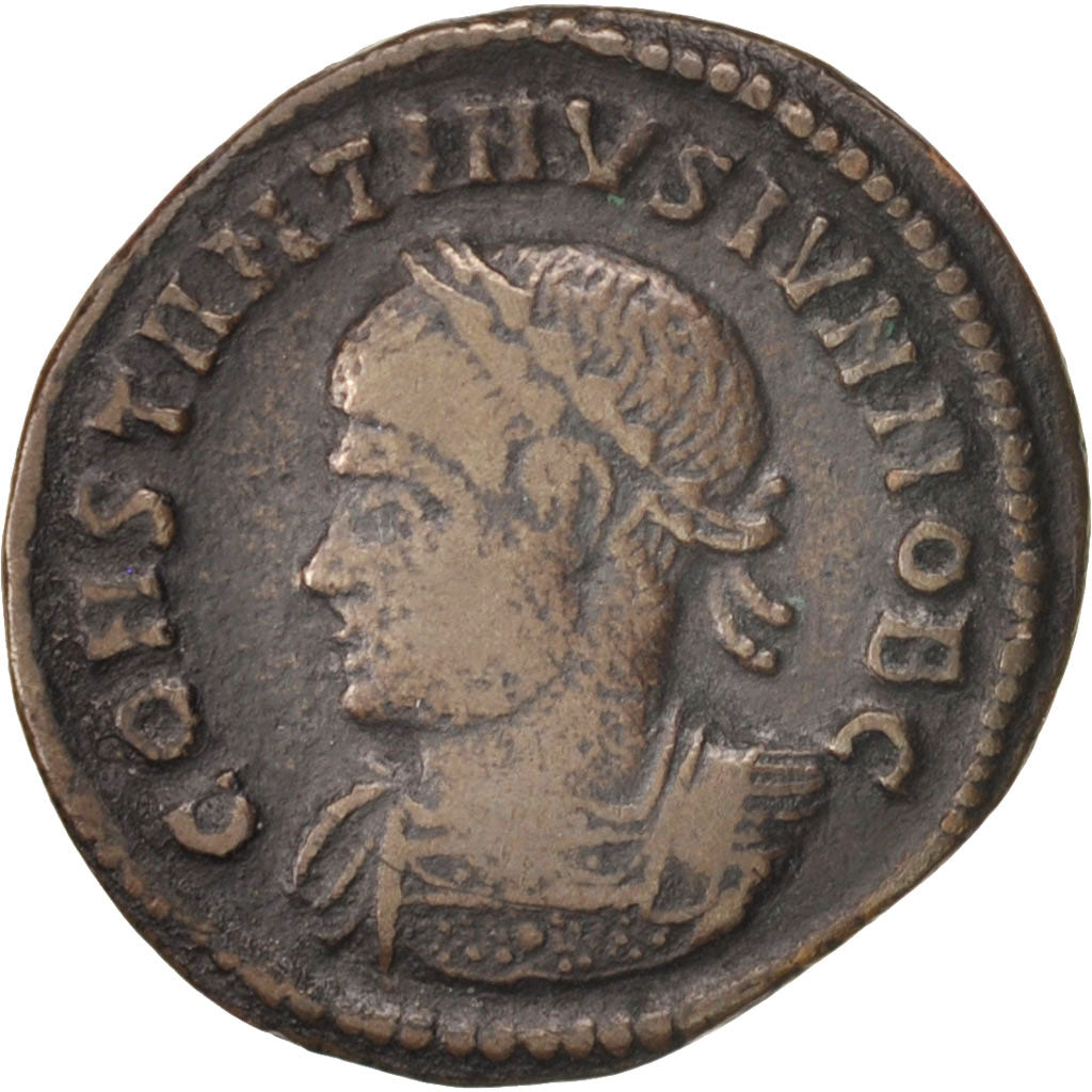 Coin, Constantine II, Nummus, Arles, EF(40-45), Copper, RIC:319