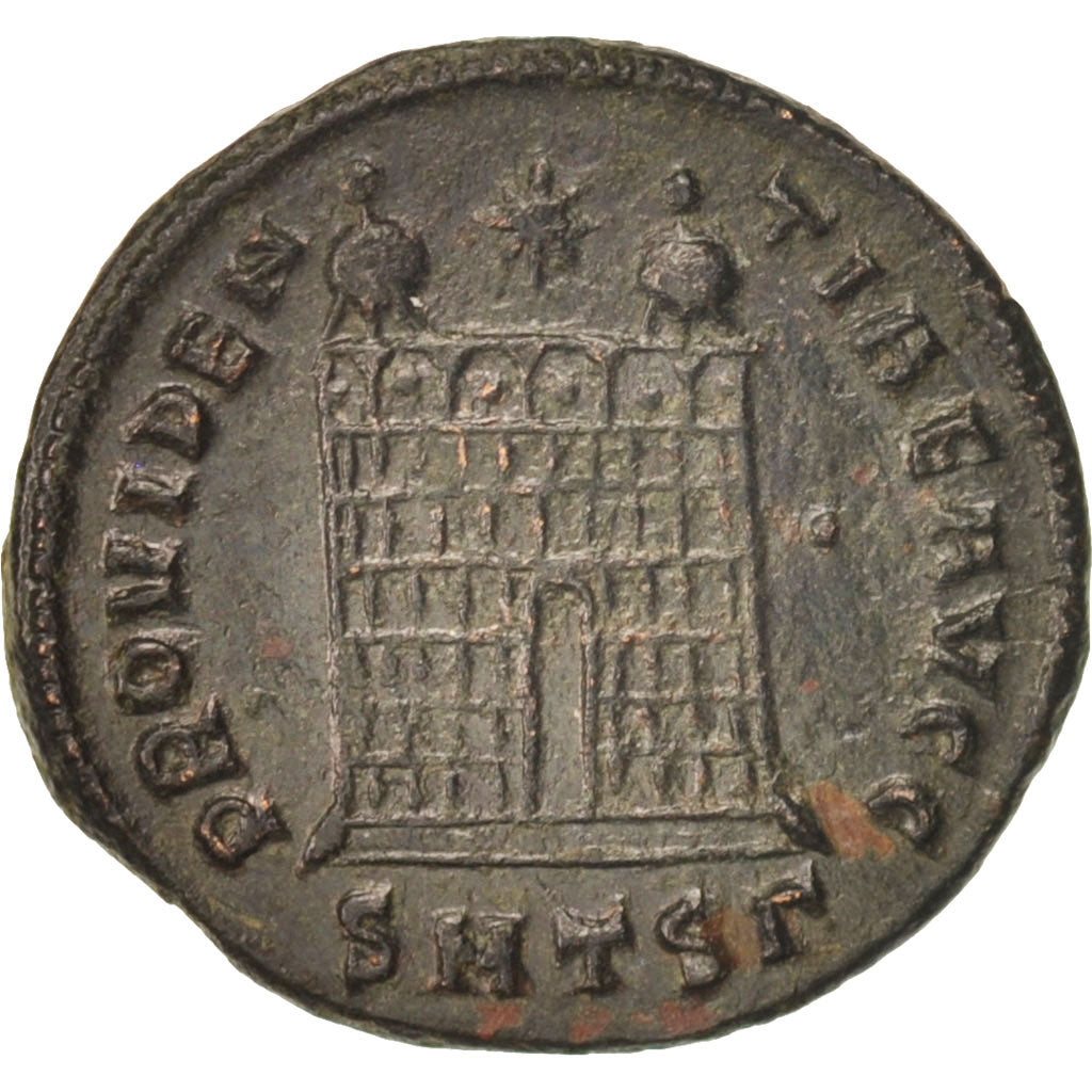 Moneta, Constantine I, Nummus, Thessalonica, SPL-, Rame, RIC:170