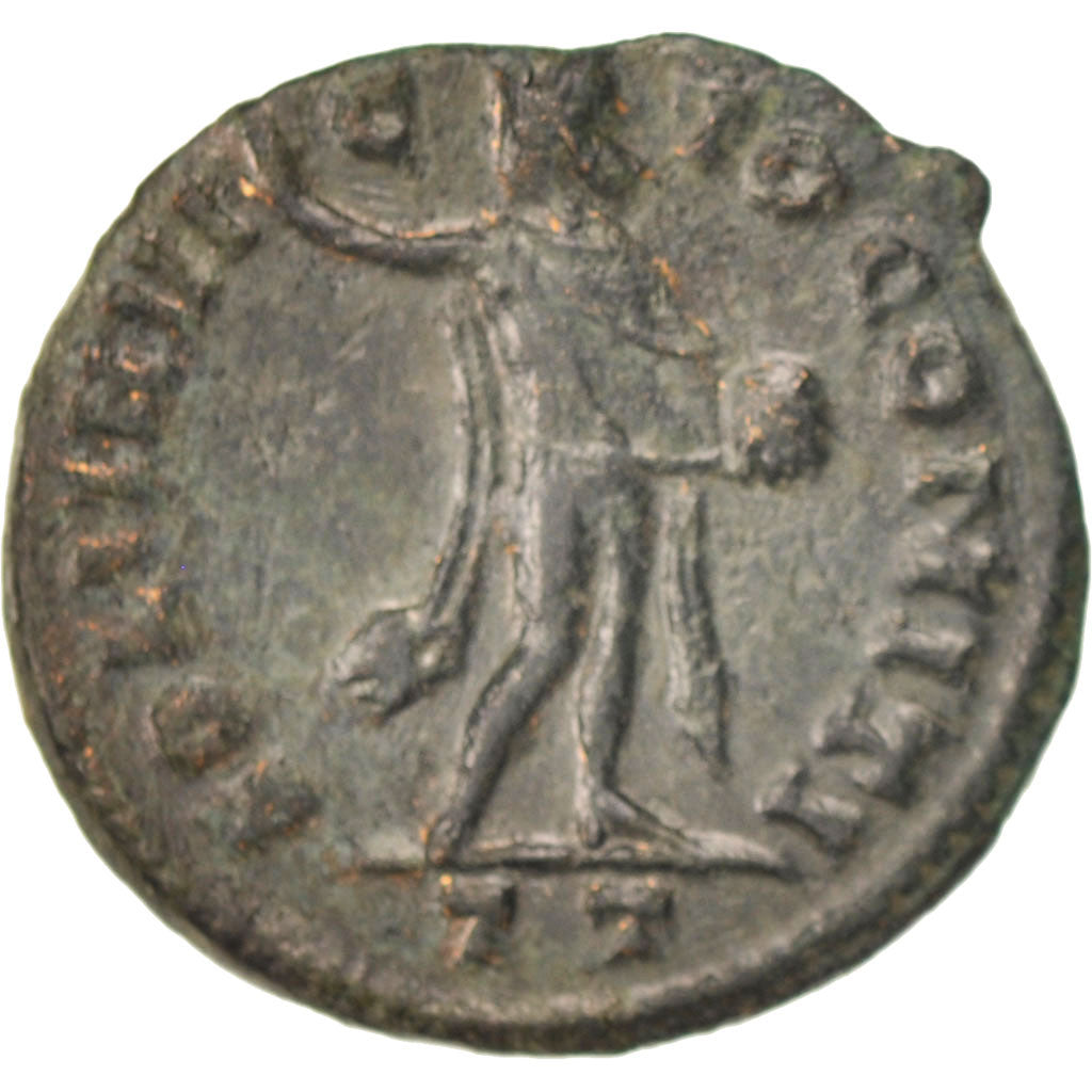 Constantine I, Nummus, 313, Ticinum, BB, Rame
